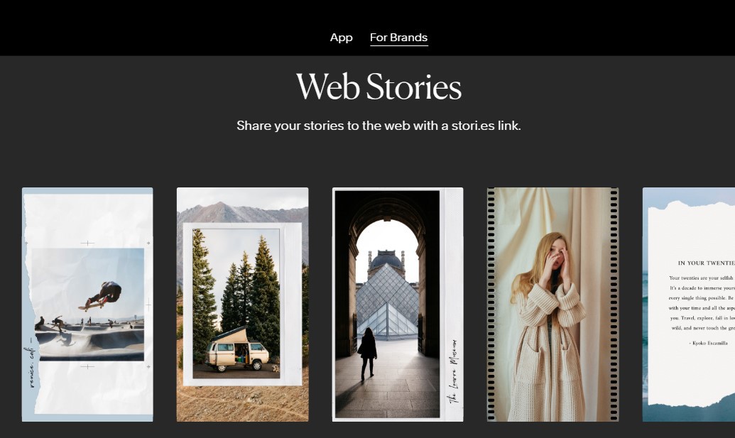 Web stories