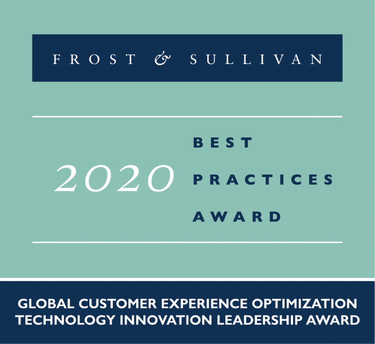 Frost & Sullivan
Best Practices Award 2020