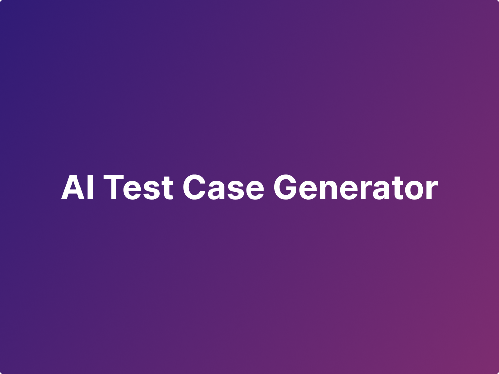 AI-Testfall-Generator