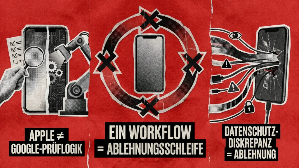 Apple-App-Richtlinien vs. Google-Play-Richtlinien: Wichtige Unterschiede, die jedes Cross-Plattform-Team falsch versteht Apple-App-Richtlinien vs. Google-Play-Richtlinien: Wichtige Unterschiede, die jedes Cross-Plattform-Team falsch versteht
