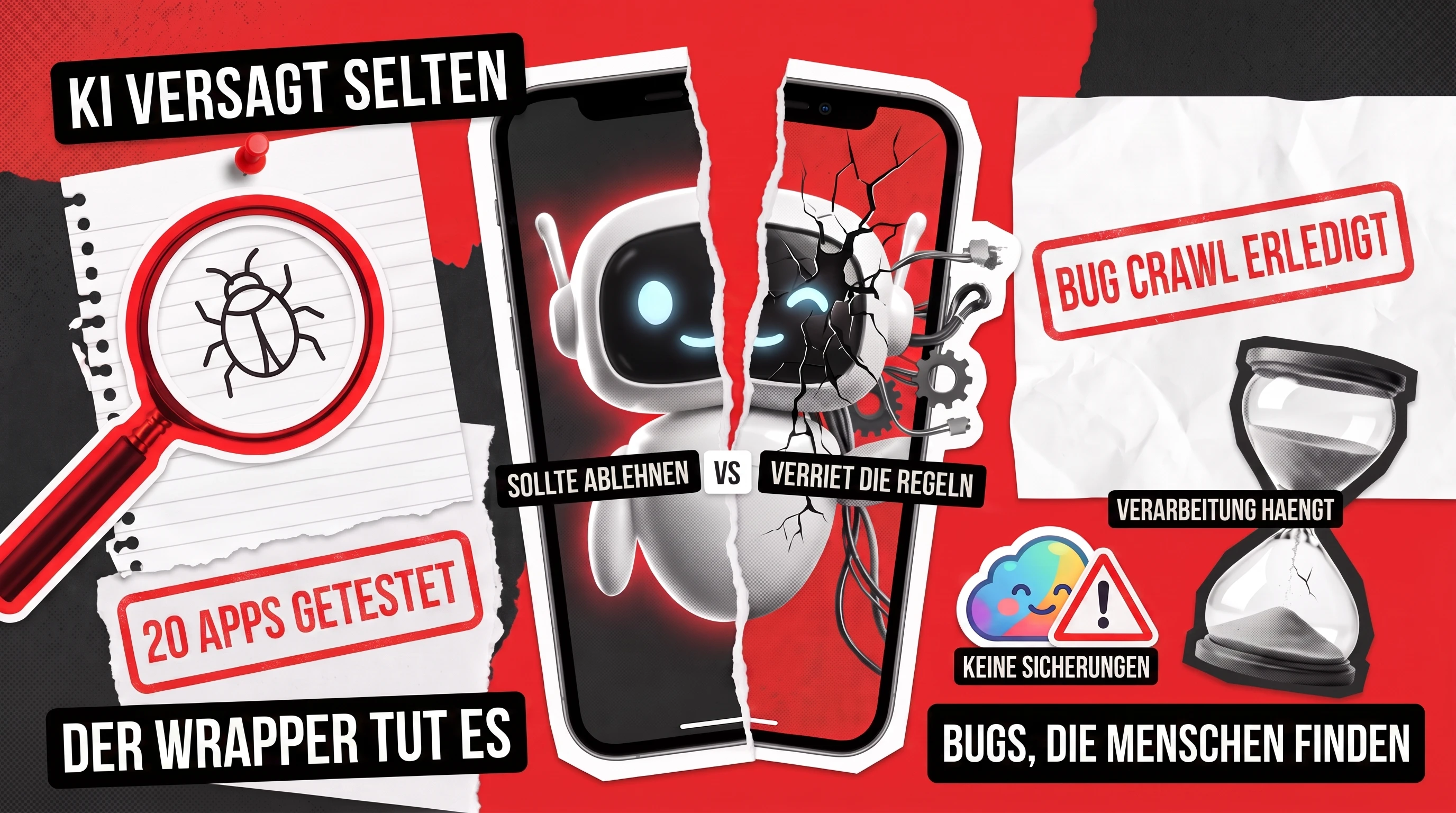 KI schiefgelaufen: Was uns 20 KI-Apps darüber gezeigt haben, wo sie versagen
